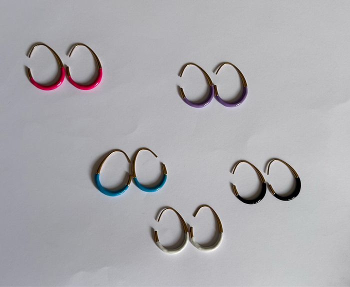 Lot de 11 paires de boucles d'oreilles