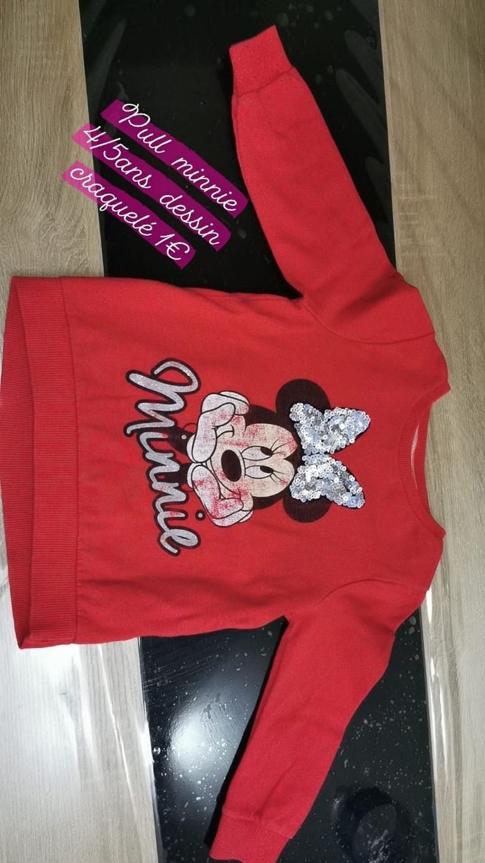 Pull minnie 4 /5ans