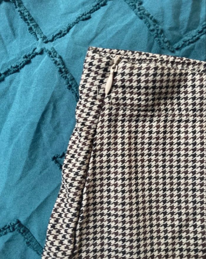 Jolie jupe d’écolière imprimé pied de poule 12 ans - photo numéro 4