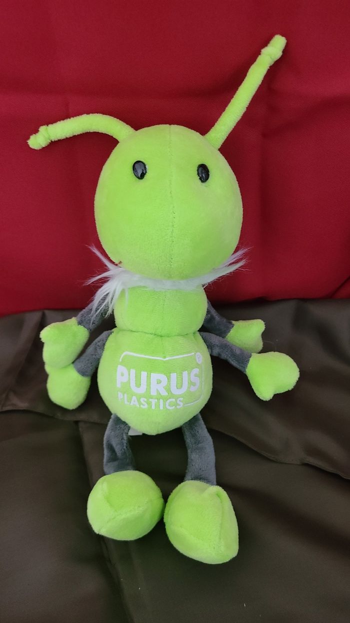 peluche Mascotte fourmi verte - photo numéro 5