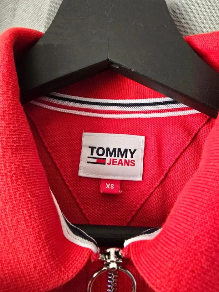 Polo rouge Tommy - photo numéro 3