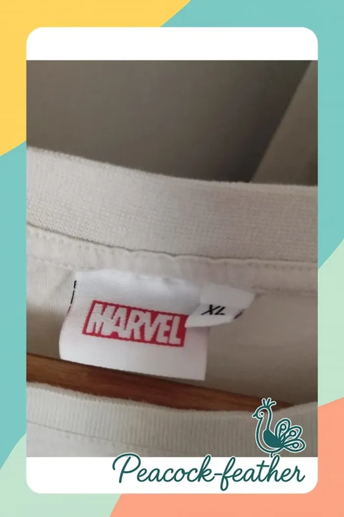 T-shirt marvel xl - photo numéro 4