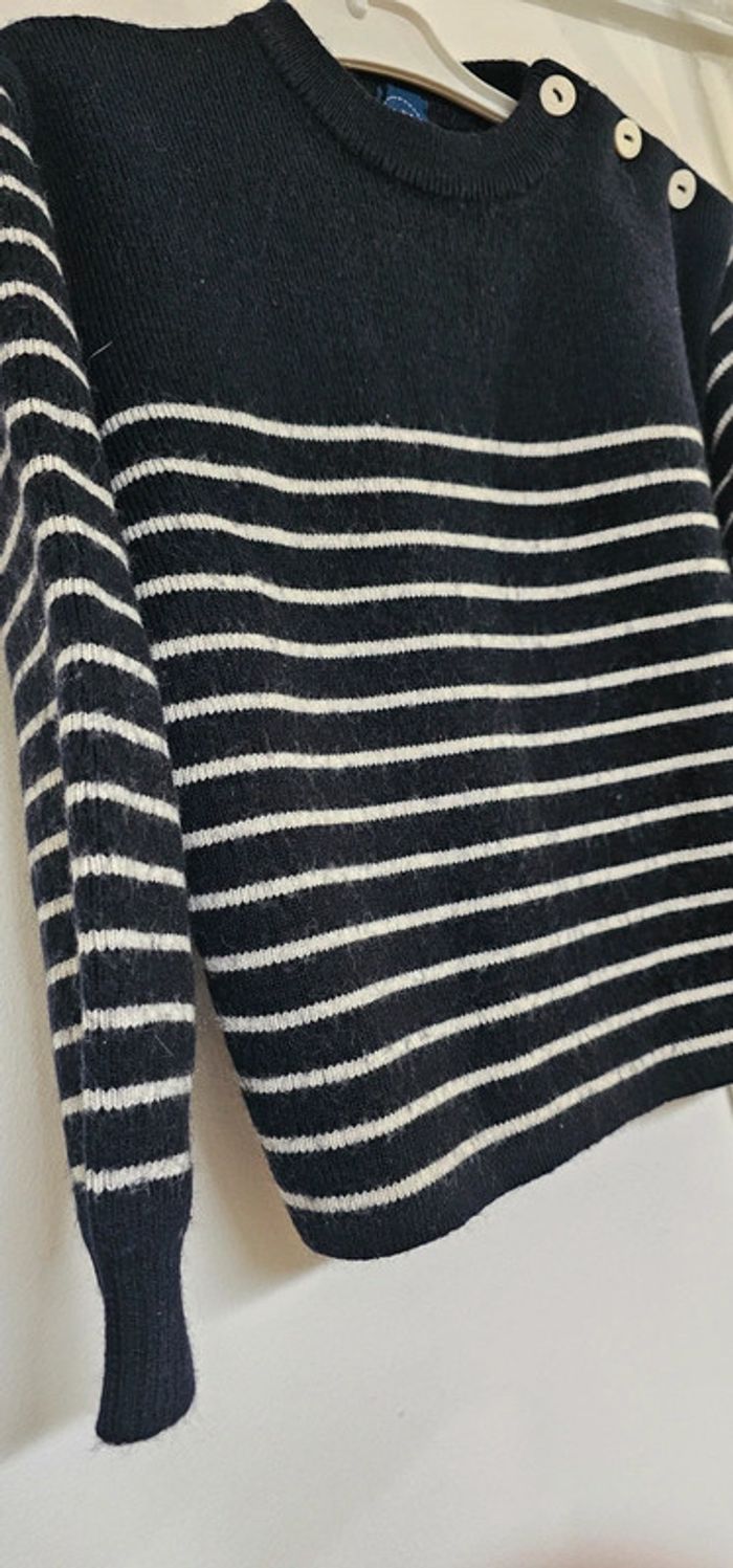 Pull Marinière laine Saint James 10 ans - photo numéro 3
