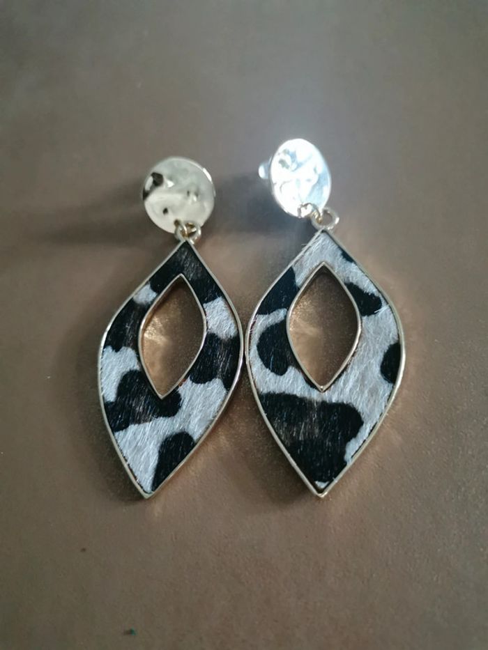 Boucles d'oreilles style cowboy country