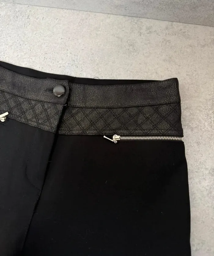 Legging Absolu Paris femme noir taille 36 parfait état - photo numéro 3