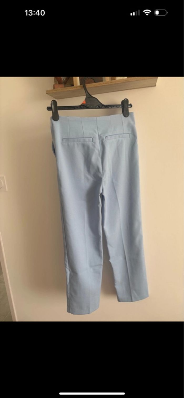 Pantalon droit bleu clair - photo numéro 3