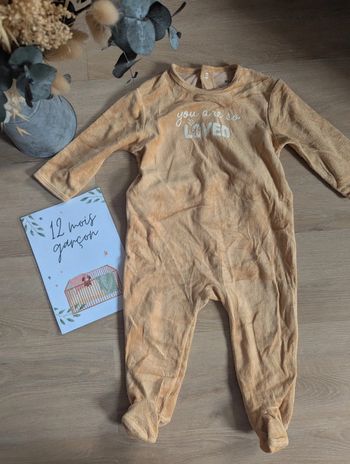 Pyjama Kiabi Orange you are So Loved 12 mois