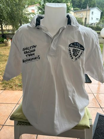 Polo manche courte shilton blanc