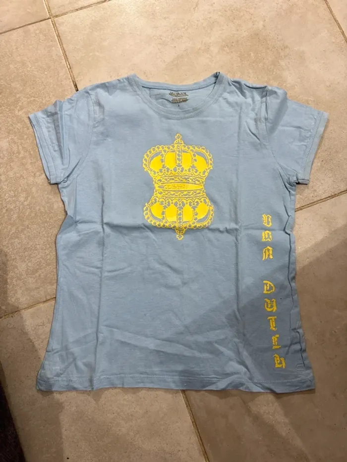 T-shirt Von Dutch – Taille 2 (équivalent 38/40) - photo numéro 2
