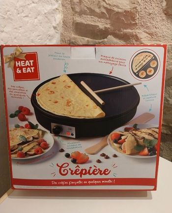 Crepiere électrique servi 1 fois