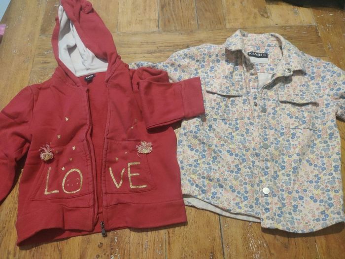 Lot 2 vestes 24 mois Kiabi