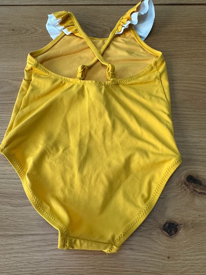 Maillot de bain 1 pièce jaune avec volants - Taille 3 Ans - photo numéro 8
