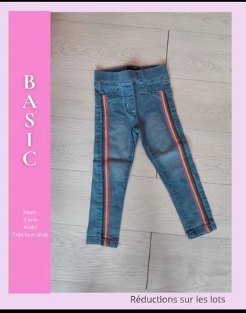 Jegging avec rayure 🦄 Taille 3 ans