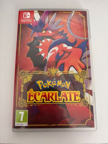 Pokémon écarlate jeu switch 