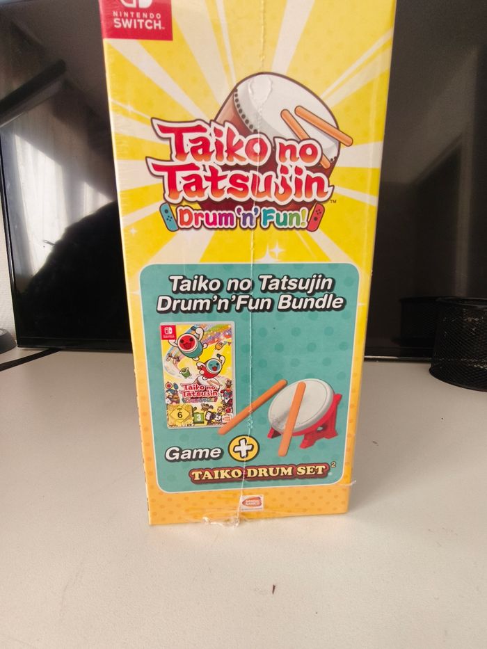 Taiko no tatsujin drum'n'fun avec tambour switch  neuf - photo numéro 4