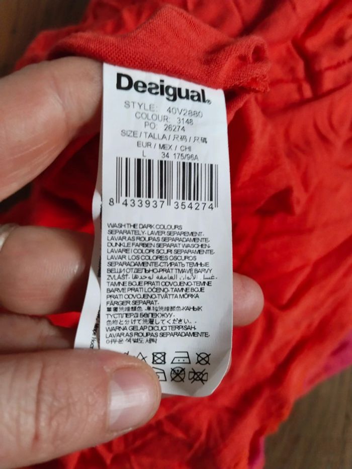 Jolie robe Desigual femme taille 40 L - photo numéro 9