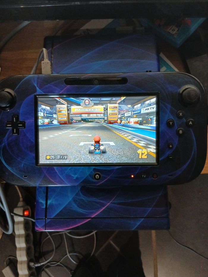 Wii u mario kart 8 inclus +splatoon+gamepad+câbles - photo numéro 9