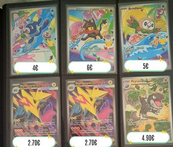 Pokémon plusieurs hit (ex,AR, fullart, etc)