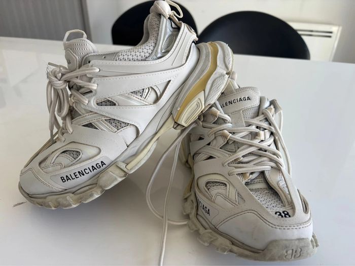 Balenciaga Track 2 blanches/grises/argentées – Taille 38 - photo numéro 8