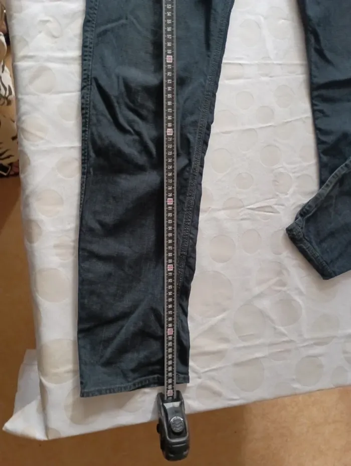 Pantalon jeans homme Japan Rags taille 38 coupe droite rétro vintage - photo numéro 10