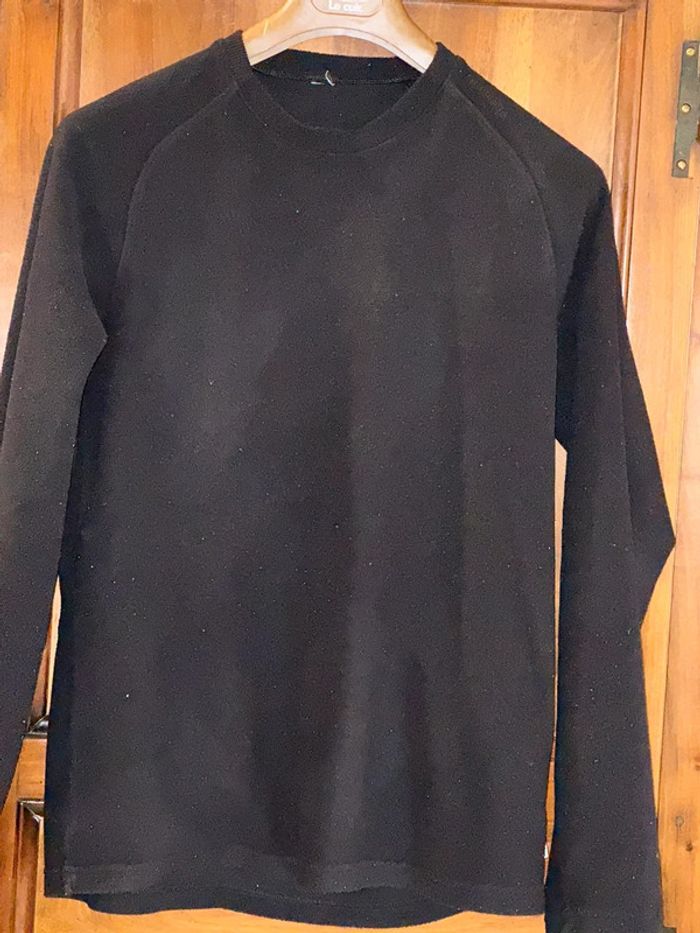 Polaire Quechua noir avec col rond