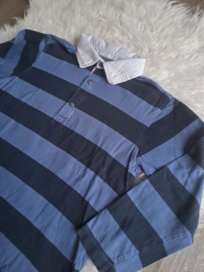 Polo manches longues okaidi 8ans - photo numéro 2