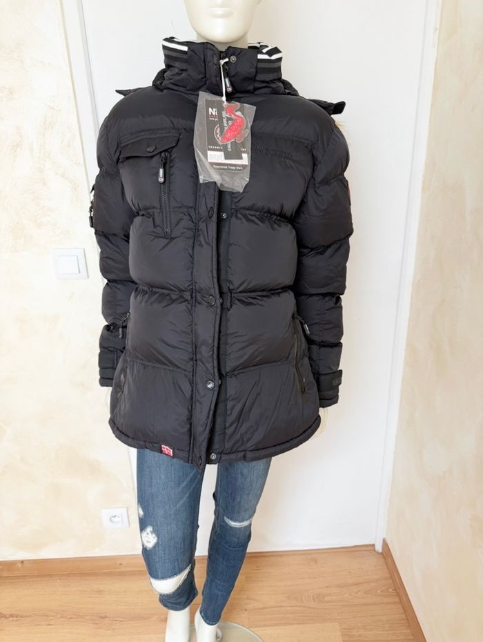 Doudoune Geographical Norway Clément – Taille L/40 – noir – Neuf avec étiquette - photo numéro 6
