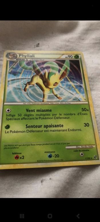 Carte pokemon phyllali
