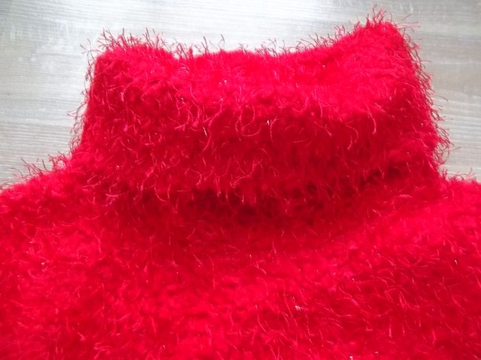 Pull col roulé peluche rouge Miss Rudy 12 ans - photo numéro 2