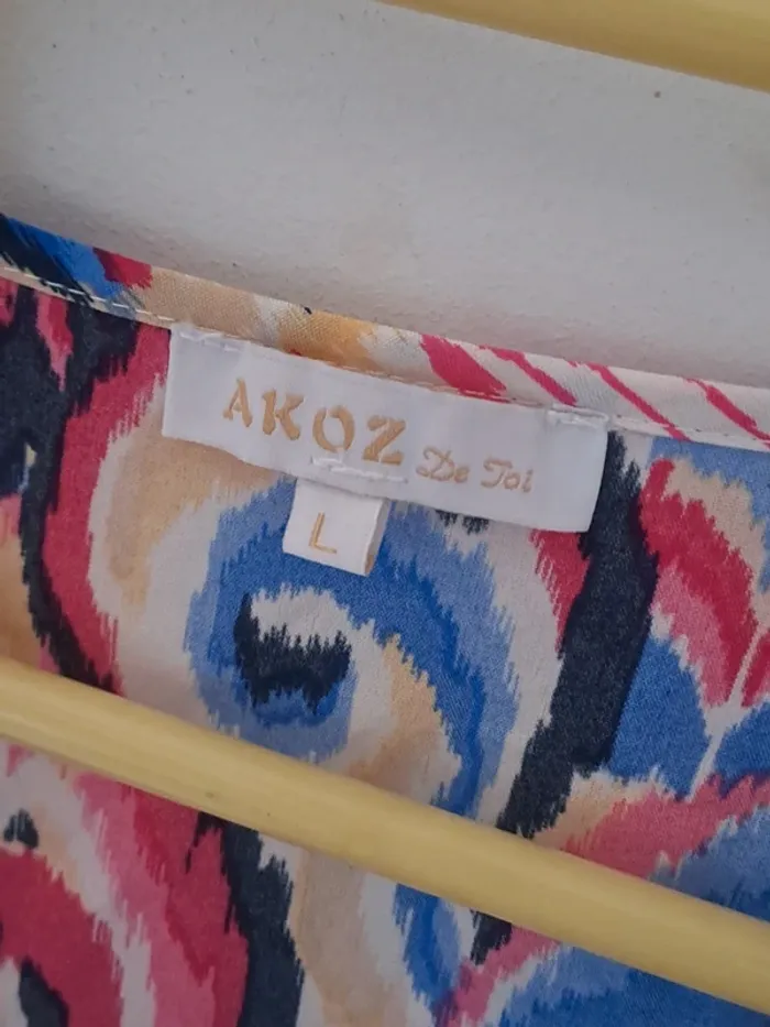 Robe multicolore Akoz de toi Taille L (40) - photo numéro 8