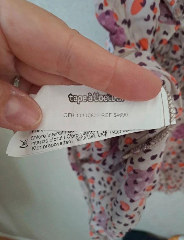 Jolie robe d été fluide et légère 100% viscose taille 10 ans TAO - photo numéro 7