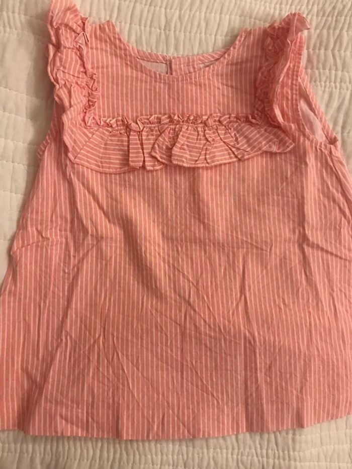 Blouse rayée 4 ans