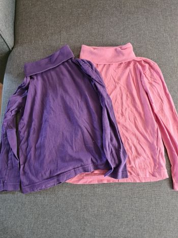 Lot de 2 col roulé taille 10 ans