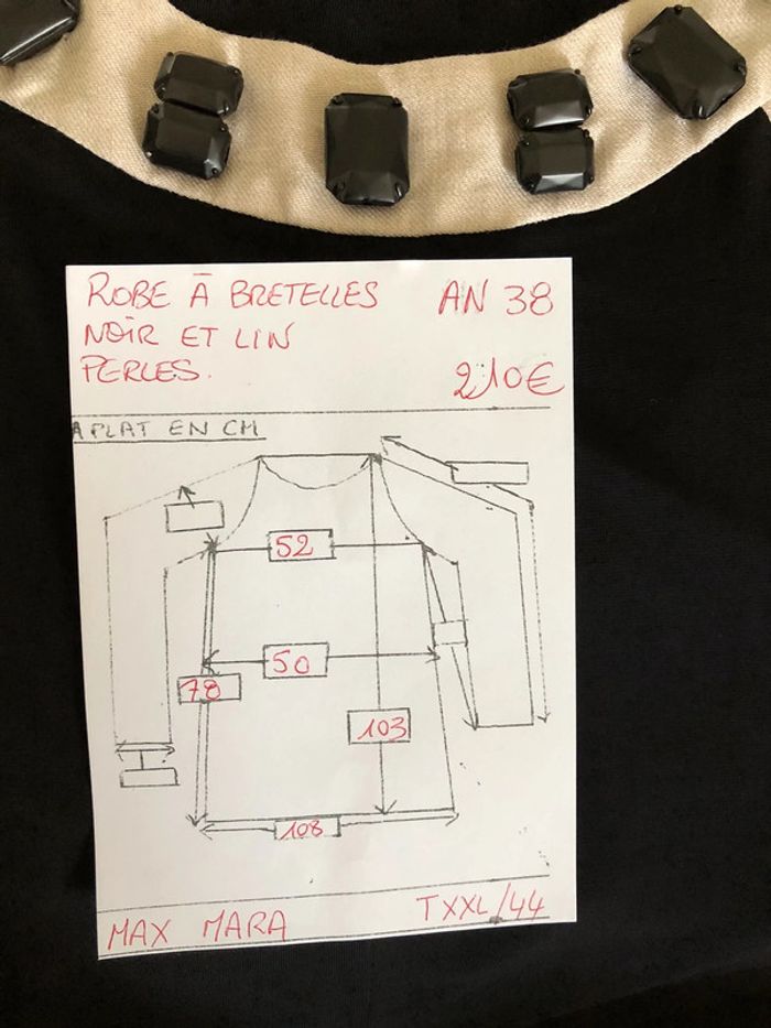 AN38: Robe max mara porté 1 fois T44 - photo numéro 12