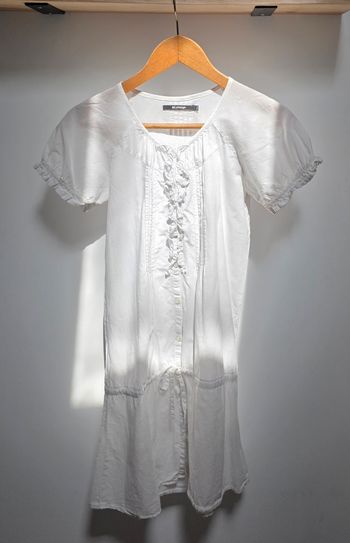 Robe blanche bohème chic BLEND She - Taille XS (34)