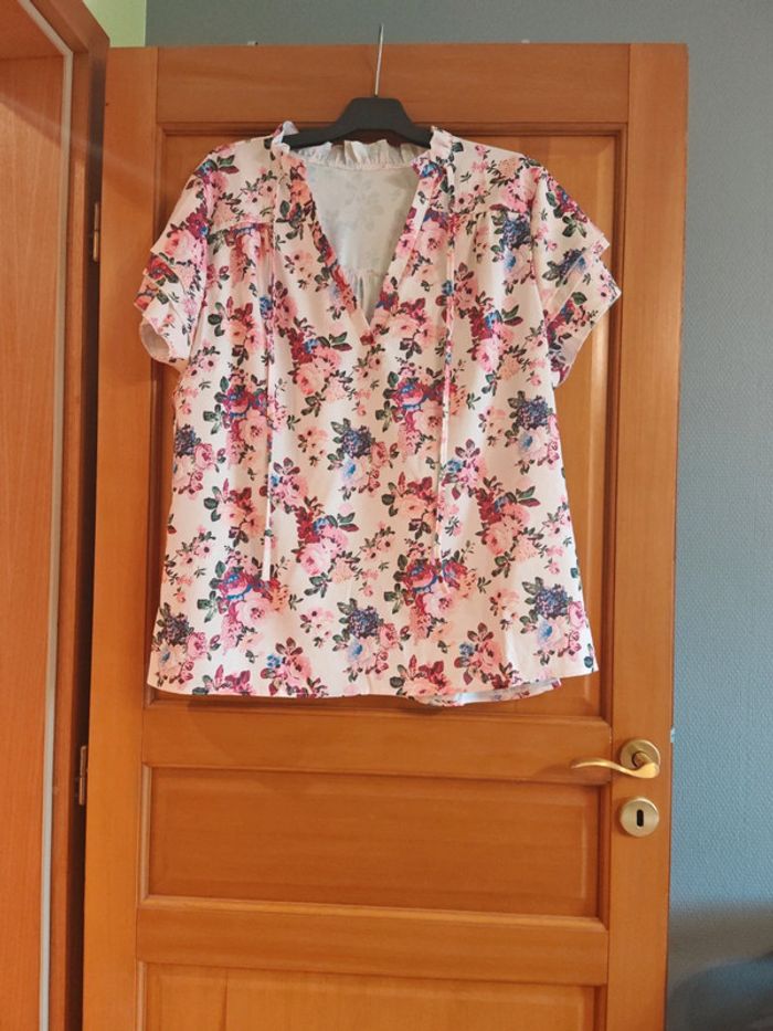 Blouse fleurie