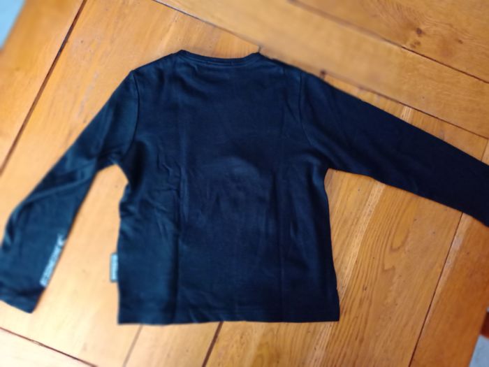 T-shirt à manches longues noir 6 ans - photo numéro 3