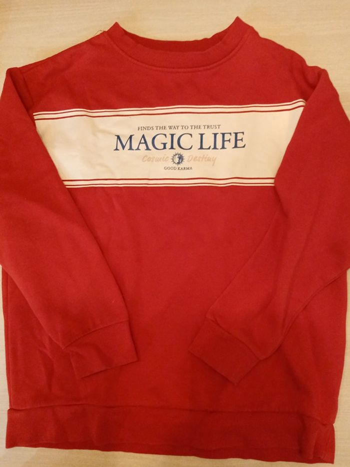 Pull sweat rouge fille kiabi 12 ans