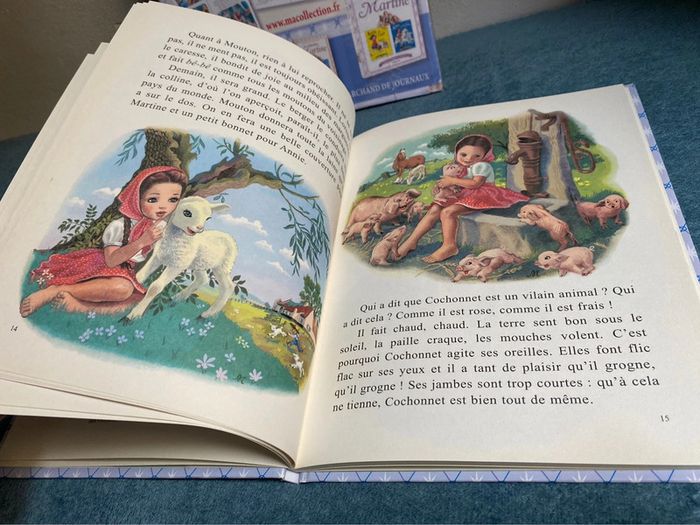 Lot de 2 livres de la collection Martine n°1 et 2. À la mer, au cirque, à la ferme et en voyage - photo numéro 12