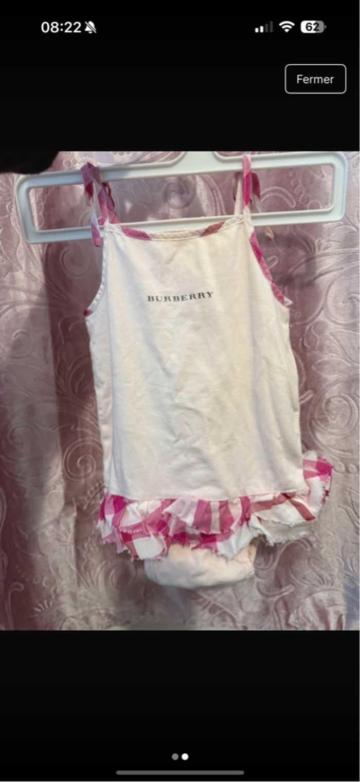 Débardeur Kenzo et burberry