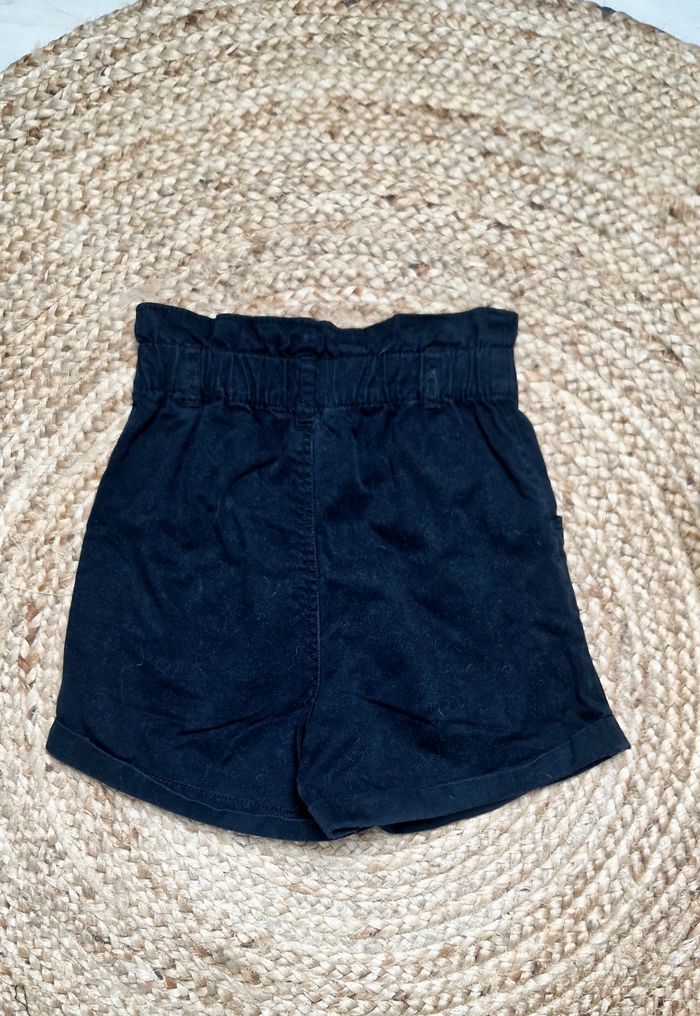 Short noir en denim H&M - photo numéro 3