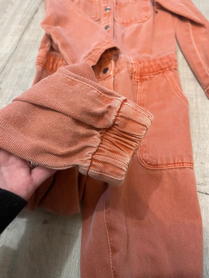 Combinaison jeans rouille 5 ans - photo numéro 3