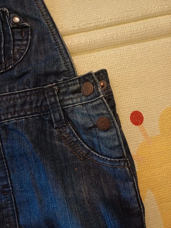 Robe salopette jeans 4 ans - photo numéro 4