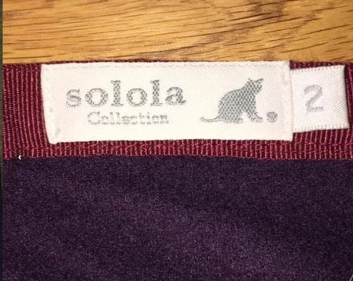 🔆ultra chic et raffinée Solola Jupe chaude magnifique 38 /40 - photo numéro 3