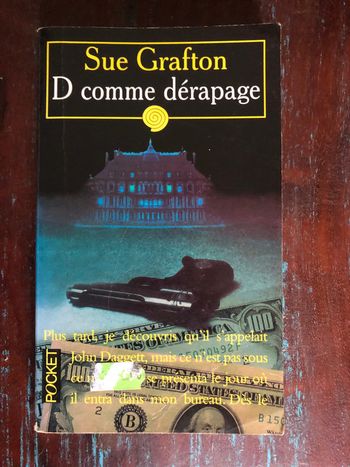 Livre poche "D comme dérapage" de Sue Grafton