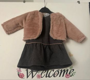 Robe bébé fille et pull 