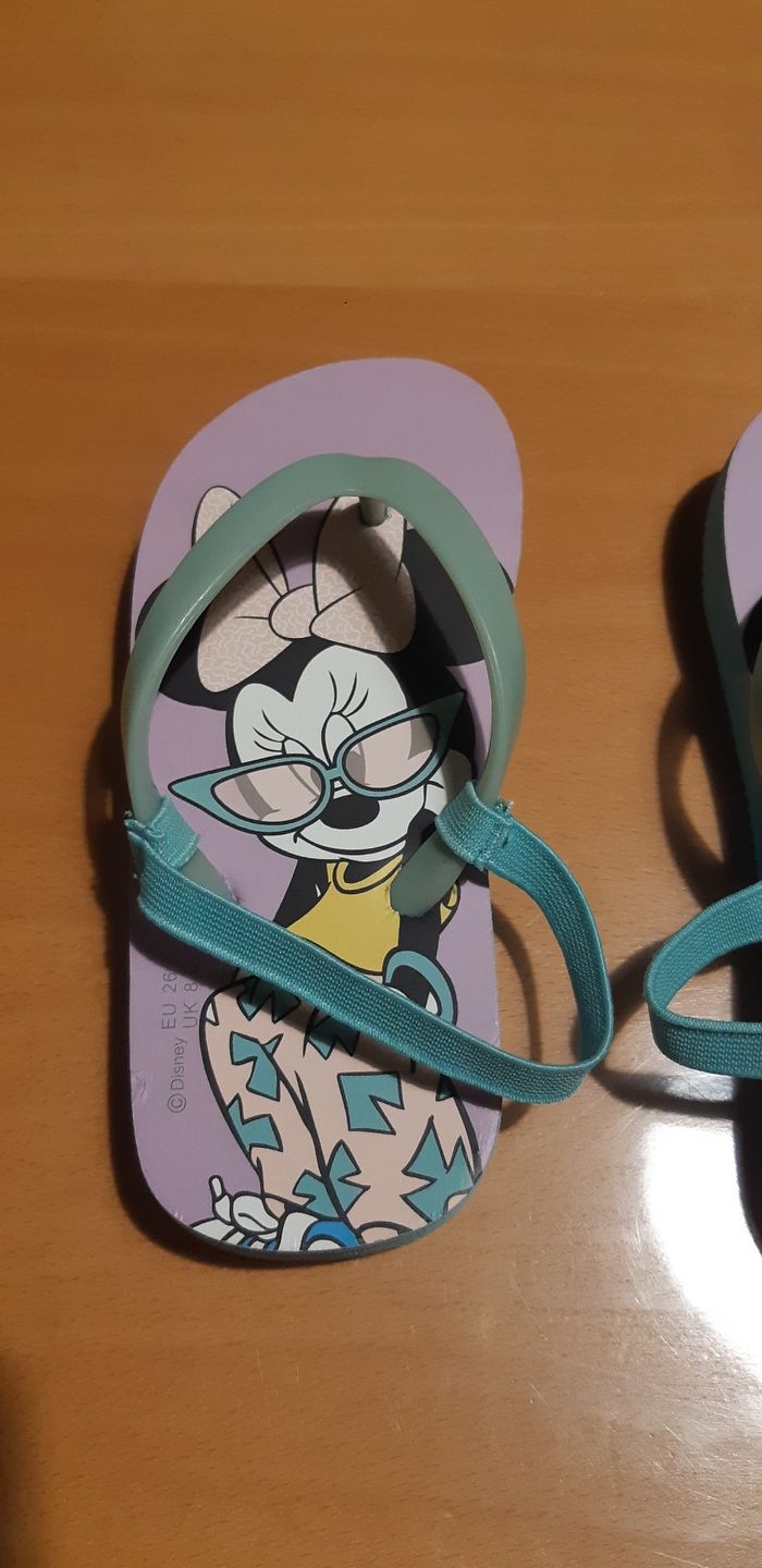 Tongs taille 26 Minnie Disney NEUVES - photo numéro 3
