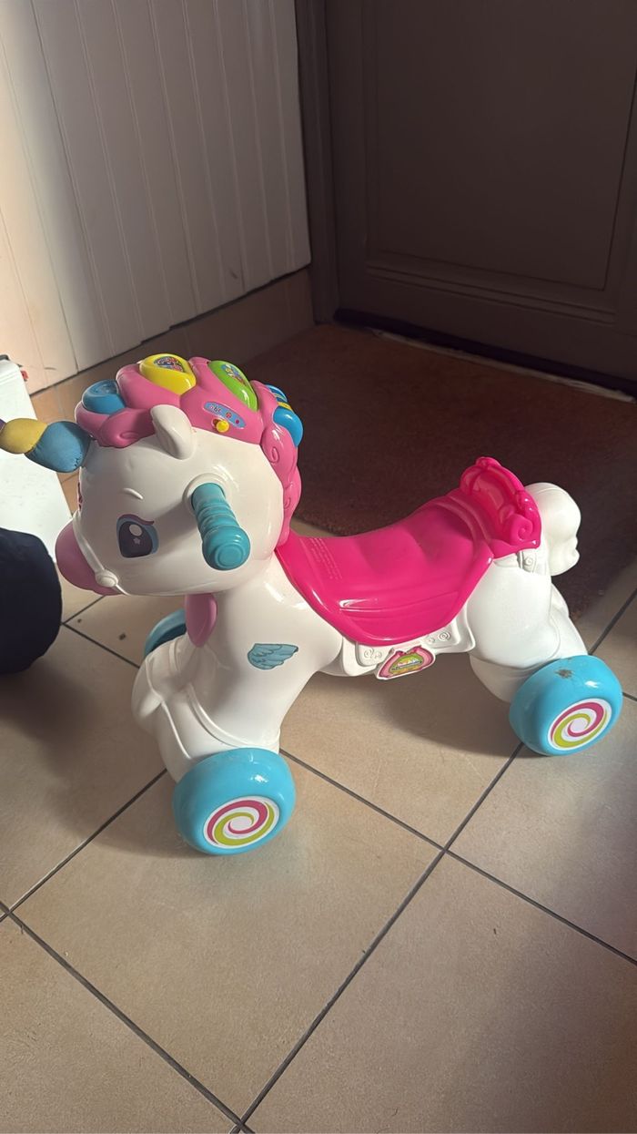Trotteur bascule licorne - photo numéro 3