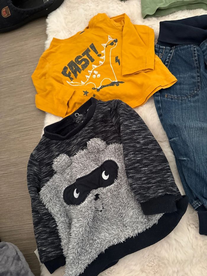 Lot 12 mois et un pull 18 mois pilou pilou - photo numéro 2