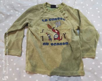 Pyjama velours 3ans-96cm